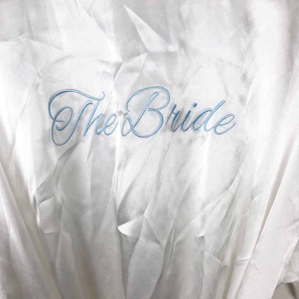 NWT In Bloom by Jonquil Off White Bride Robe L - Picture 5 of 6